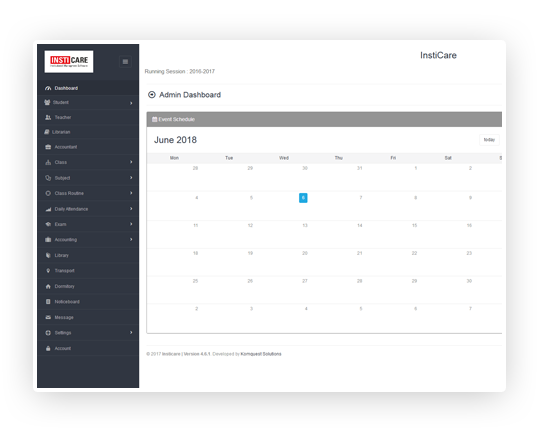 Insticare School Management System